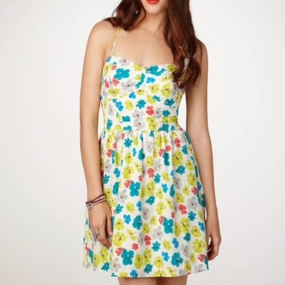 AEO Floral Print Halter Dress - Picture 1 of 11